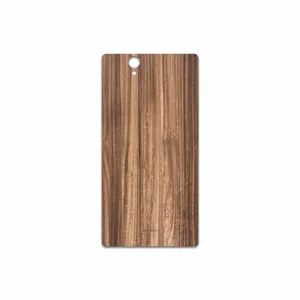 MAHOOT Light Walnut Wood Cover Sticker for Sony Xperia X