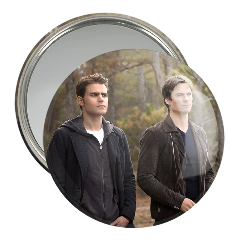 آینه جیبی خندالو مدل خاطرات یک خون آشام The Vampire Diaries  کد 20247