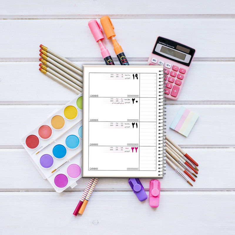 سالنامه سال 1404 مستر راد طرح پرنیان کد fiory 2647