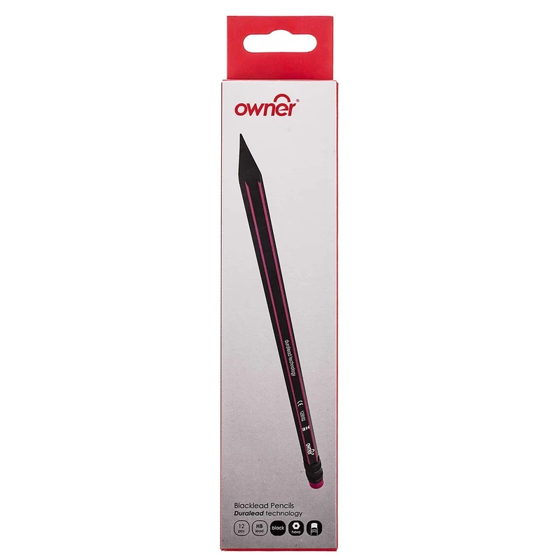 مداد مشکی اونر مدل Duralead Technology کد 128102 بسته 12 عددی