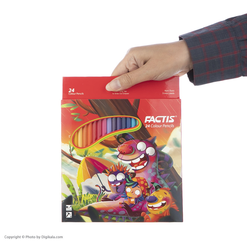 مداد رنگی 24 رنگ فکتیس مدل Strange Friends کد F07112324