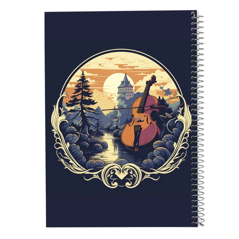 دفتر شطرنجی 50 برگ مدوپد مدل Ghibli کد DF2459