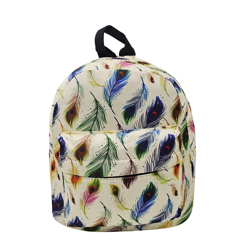 کوله پشتی بچگانه سیی مدل پر پرنده کد 1378.42