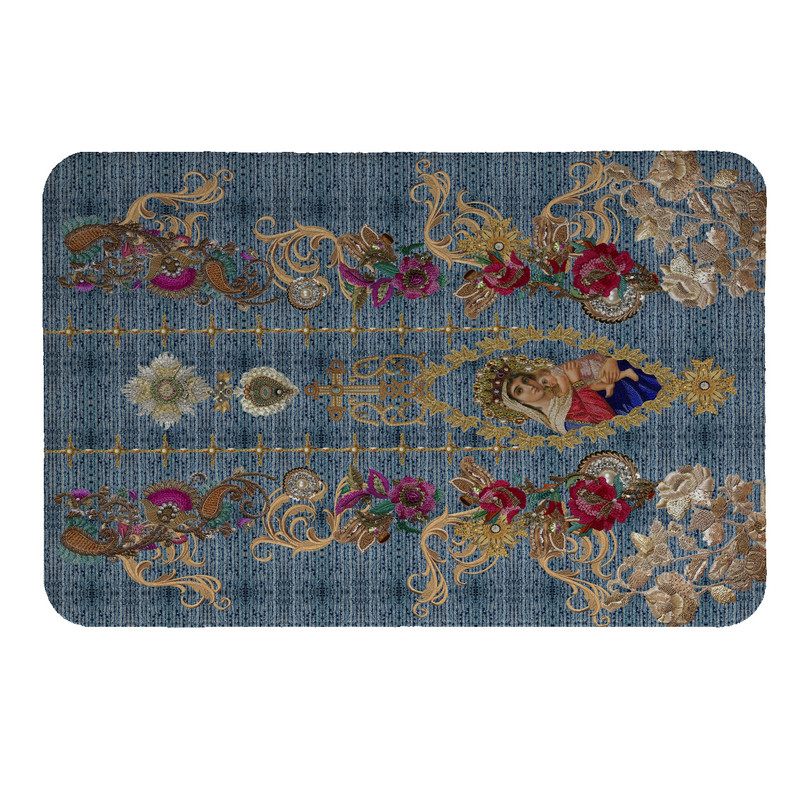 پادری طرح گل کد 5231 سایز 60 × 40 سانتی‌متر