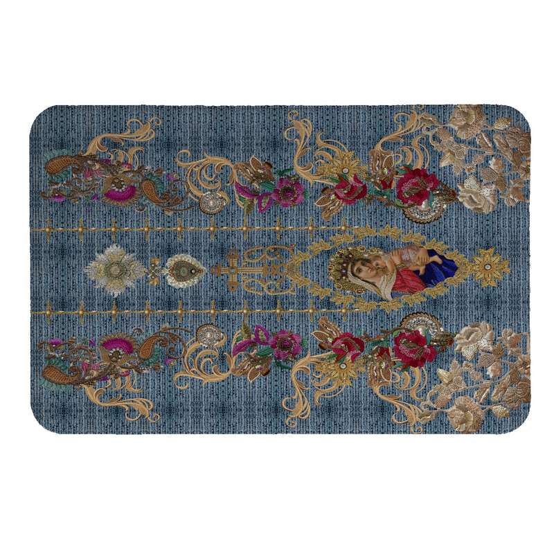 پادری طرح گل کد 5231 سایز 60 × 40 سانتی‌متر