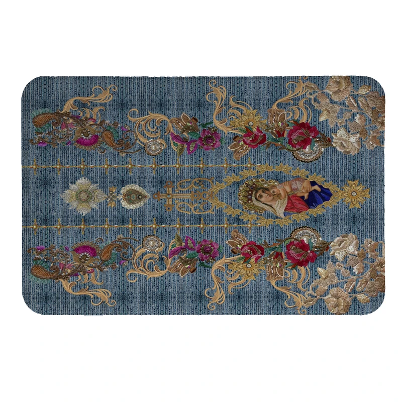 پادری طرح گل کد 5231 سایز 110× 80 سانتی متر