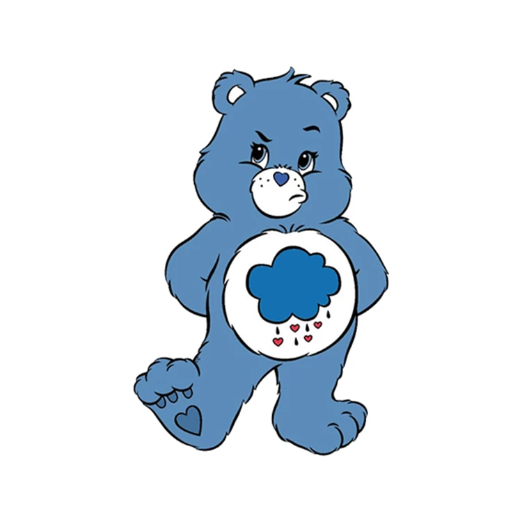 استیکر پارچه و لباس پاد آفرین مدل خرس ابی کد 753