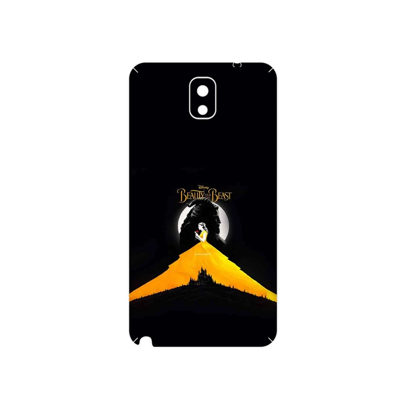 برچسب پوششی ماهوت مدل Beauty and the Beast مناسب برای گوشی موبایل سامسونگ Galaxy Note 3