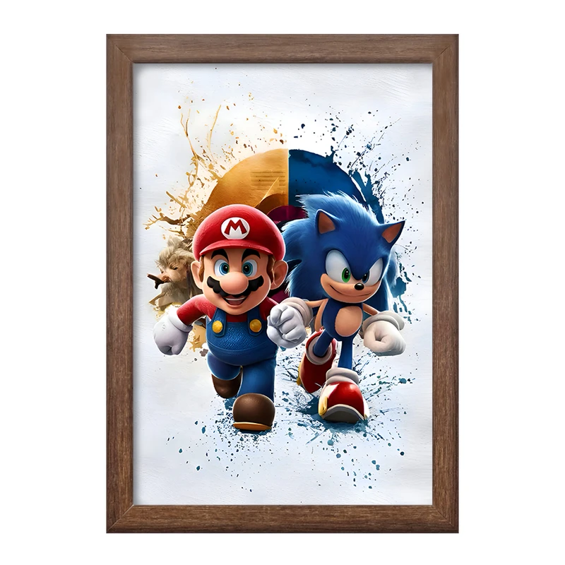 تابلو خندالو طرح سوپر ماریو (Super Mario) کد F8559