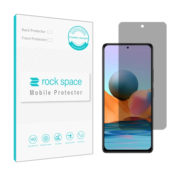 محافظ صفحه نمایش حریم شخصی راک اسپیس کد PRV مناسب برای گوشی موبایل شیائومی Redmi Note 10 Pro