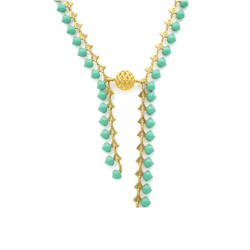 گردنبند طلا 18 عیار زنانه مانچو مدل sfg655