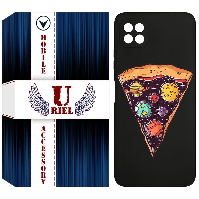 کاور یوریل مدل KSH کد 100 طرح پیتزای کهکشانی مناسب برای گوشی موبایل سامسونگ Galaxy A22 5G