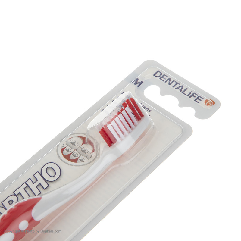 مسواک دنتالایف مدل ORTHO با برس متوسط