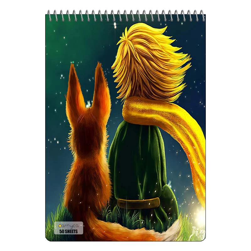 دفتر نقاشی 50 برگ سیمی کارنیکا طرح شازده کوچولو The Little Prince کد 69877