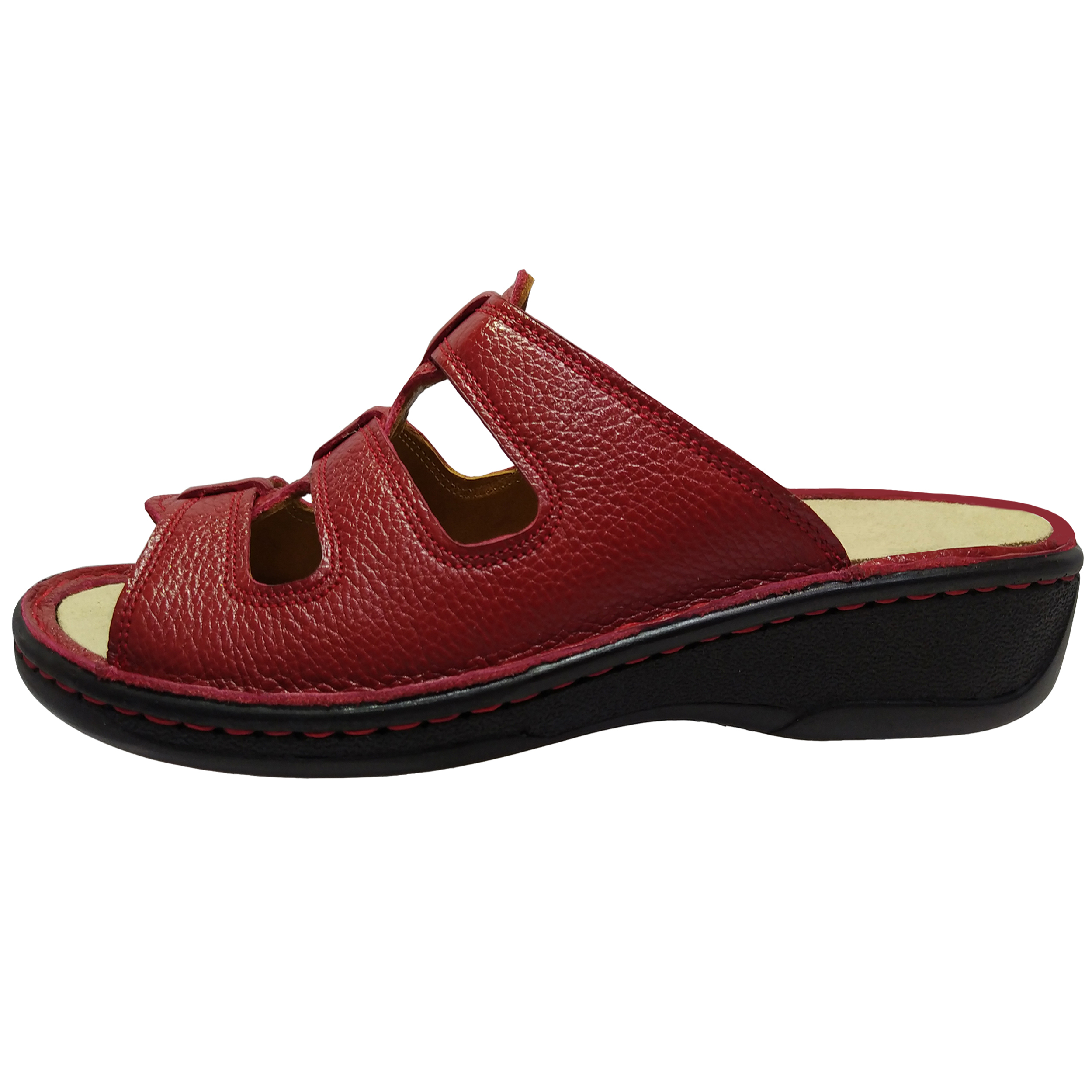 دمپایی زنانه تبریز طب مدل آناهیتا رنگ قرمز