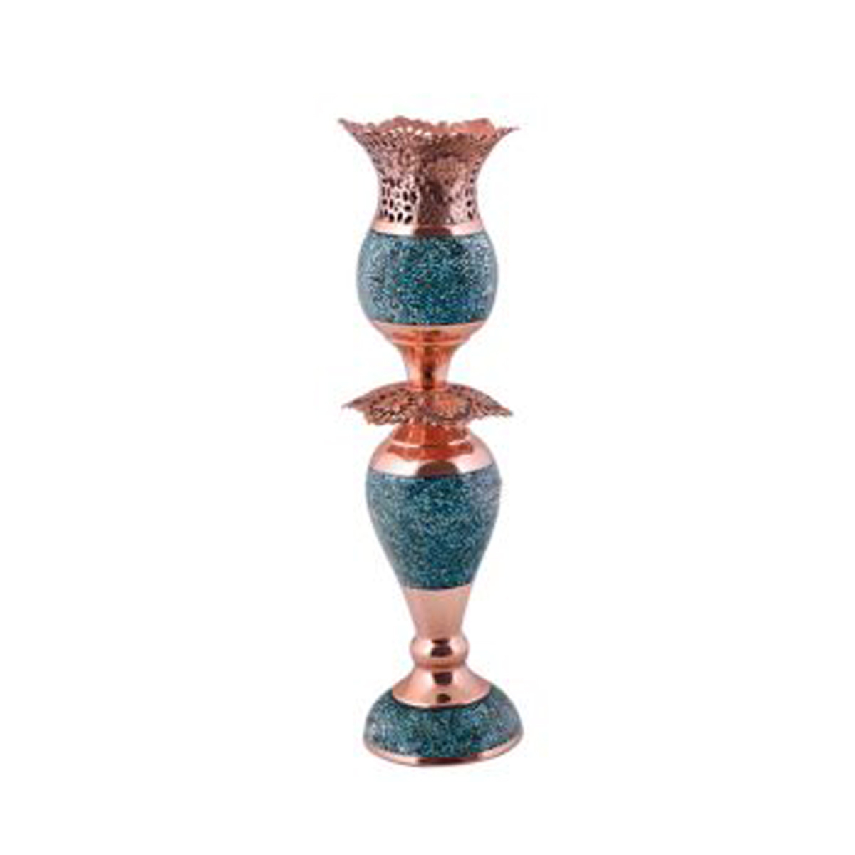 شمعدان فیروزه کوبی کد 35
