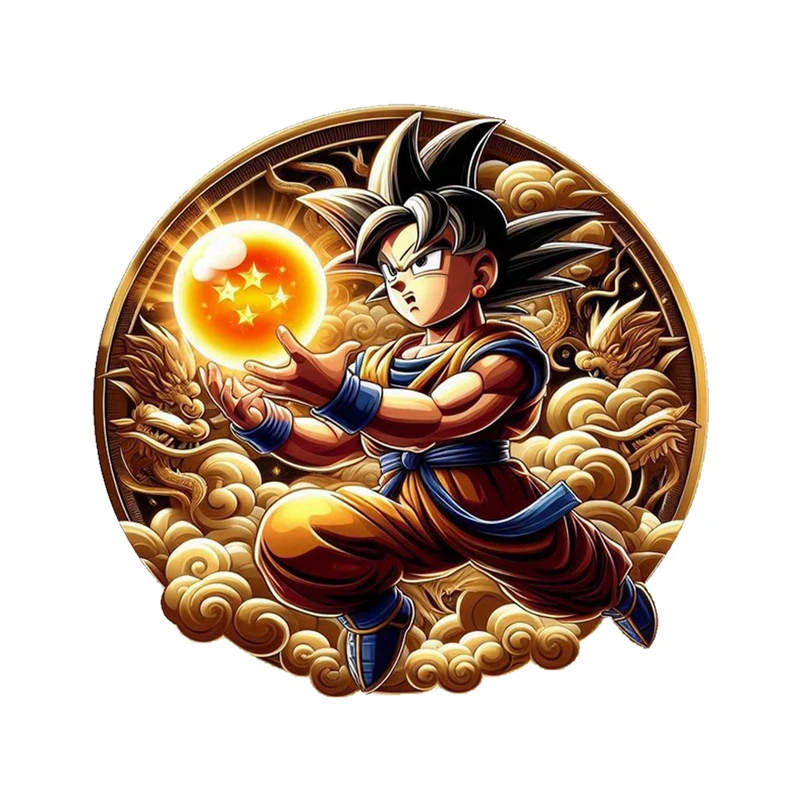 استیکر پارچه و لباس پاد آفرین مدل انیمه دراگون کد 01252