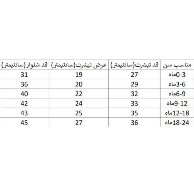 ست تی شرت و شلوار نوزادی مدل Ka_1401