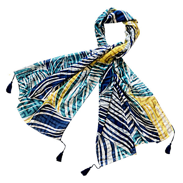 شال زنانه مدل برگ انجیری مدرن کد 00204