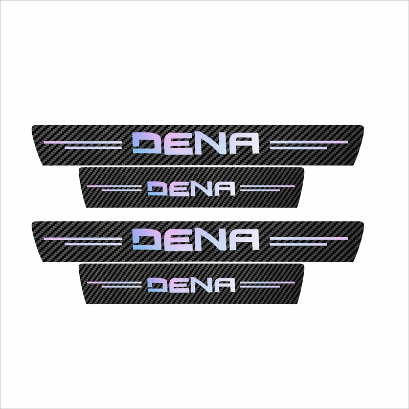 برچسب پارکابی خودرو سولگی مدل کربن کد J8 مناسب برای دنا بسته 4 عددی