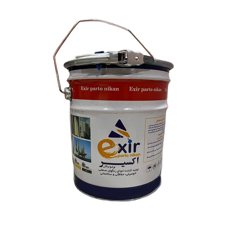 اپوکسی رویه سفید اکسیر کد RAL 9010 وزن 4 کیلوگرم