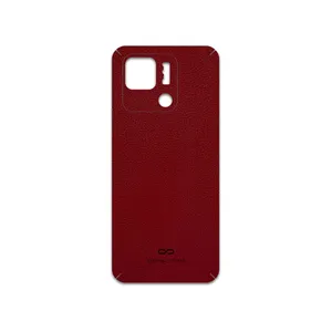 MAHOOT Red-Leather Cover Sticker for Xiaomi Redmi 10C