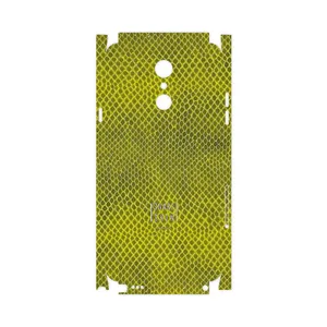 MAHOOT Yellow Snake Skin-FullSkin Cover Sticker for LG Q Stylus