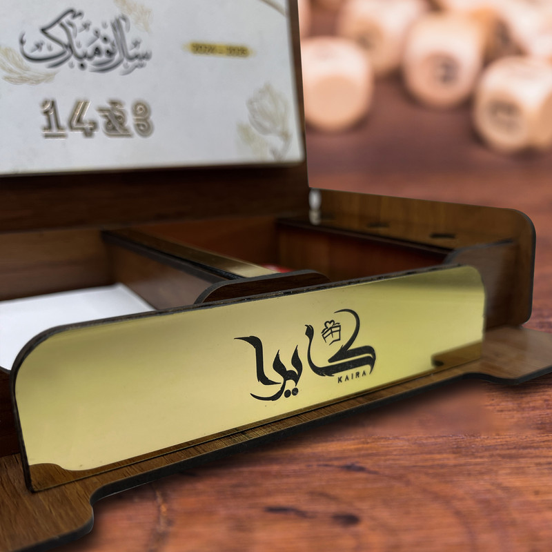 تقویم رومیزی سال 1403 کایرا مدل WOODY 01