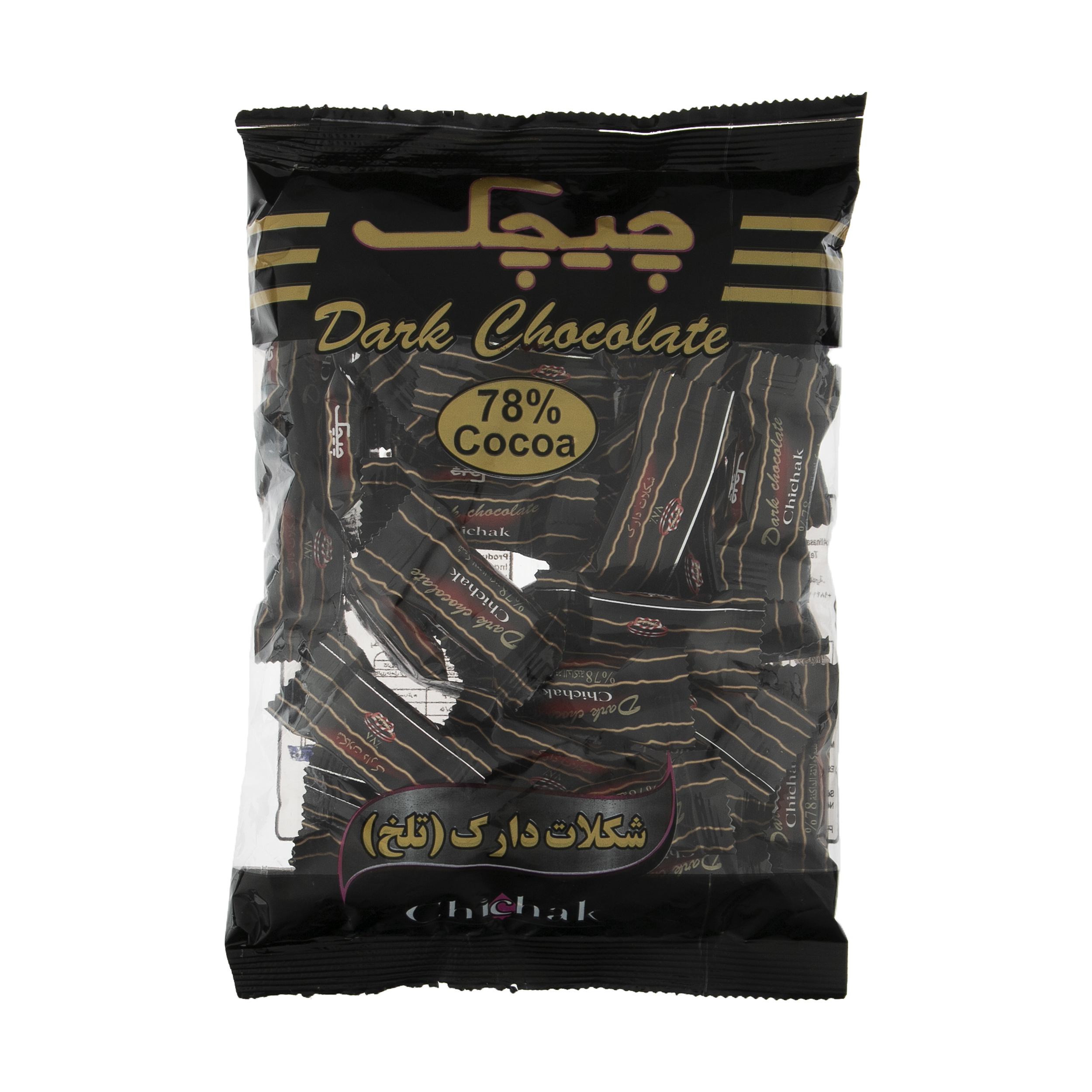 شکلات تلخ 78 درصد چیچک - 280 گرم 