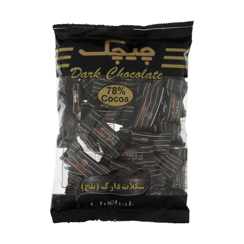 شکلات تلخ 78 درصد چیچک - 280 گرم