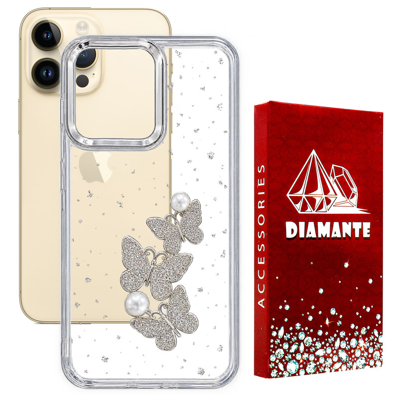 کاور دیامانته مدل Kelebek Rd مناسب برای گوشی موبایل اپل iPhone 13 Pro Max