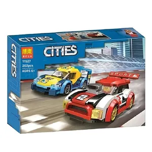 ساختنی 202 قطعه بلا مدل مسابقه ماشین ها طرح سیتی کد 11527