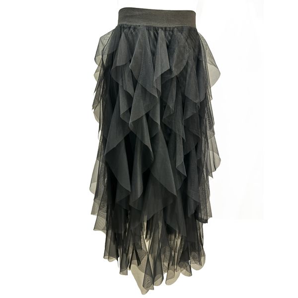 دامن زنانه مدل والان دار بلند کد bb100