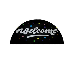 پادری مدل نیم دایره طرح Welcome کد 8262 سایز 90×45 سانتی متر