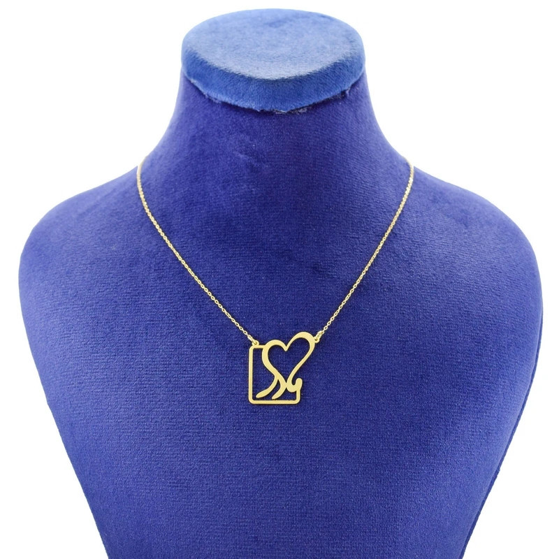 گردنبند طلا 18 عیار زنانه رضا گلد مدل نوشته مادرم