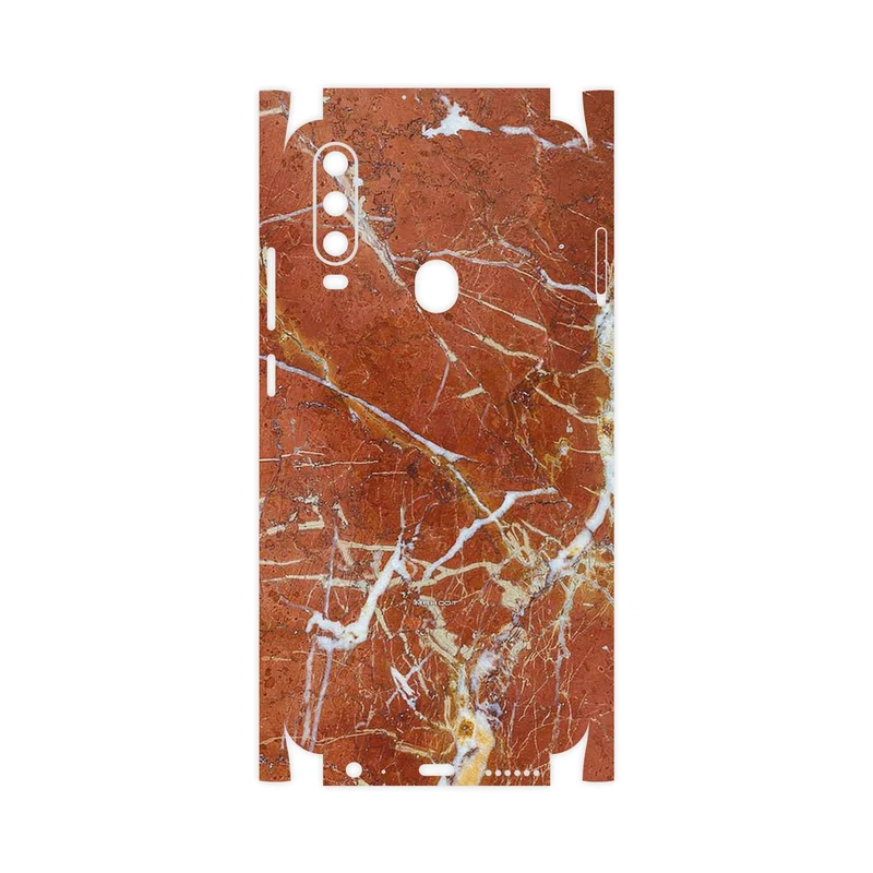 برچسب پوششی ماهوت مدل Red Marble-FullSkin مناسب برای گوشی موبایل جی ال ایکس Shahin 2