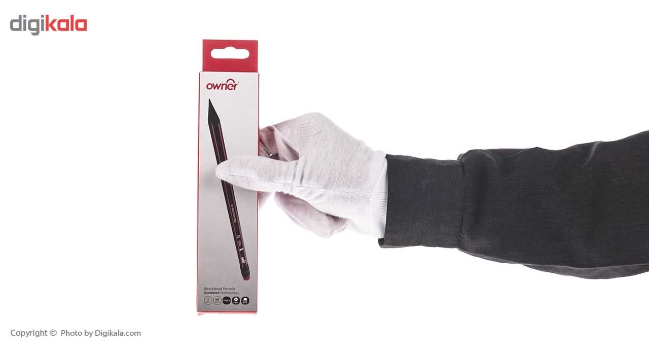 مداد مشکی اونر مدل Duralead Technology کد 128102 بسته 12 عددی main 1 13