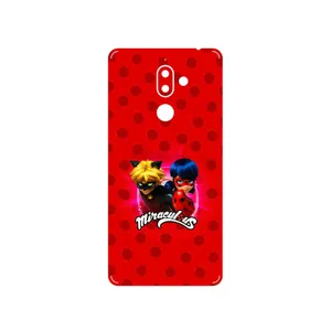 MAHOOT Ladybug and Cat Noir Cover Sticker for Nokia 7 Plus