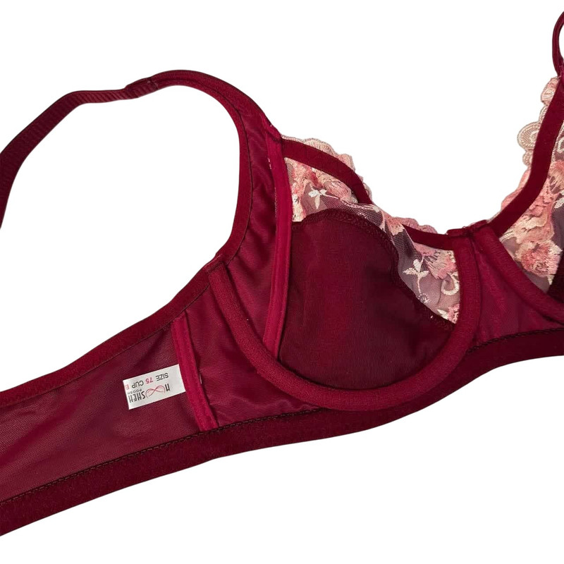 سوتین زنانه توری نوشه پوش کد 20405