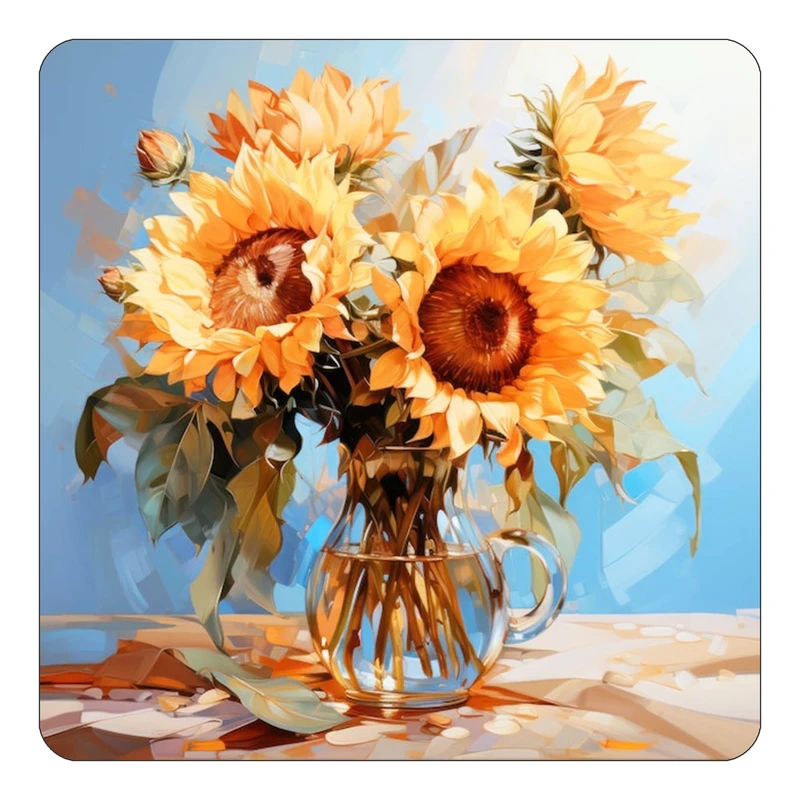 مگنت کاکتی طرح نقاشی رنگ روغن مدل mp69494