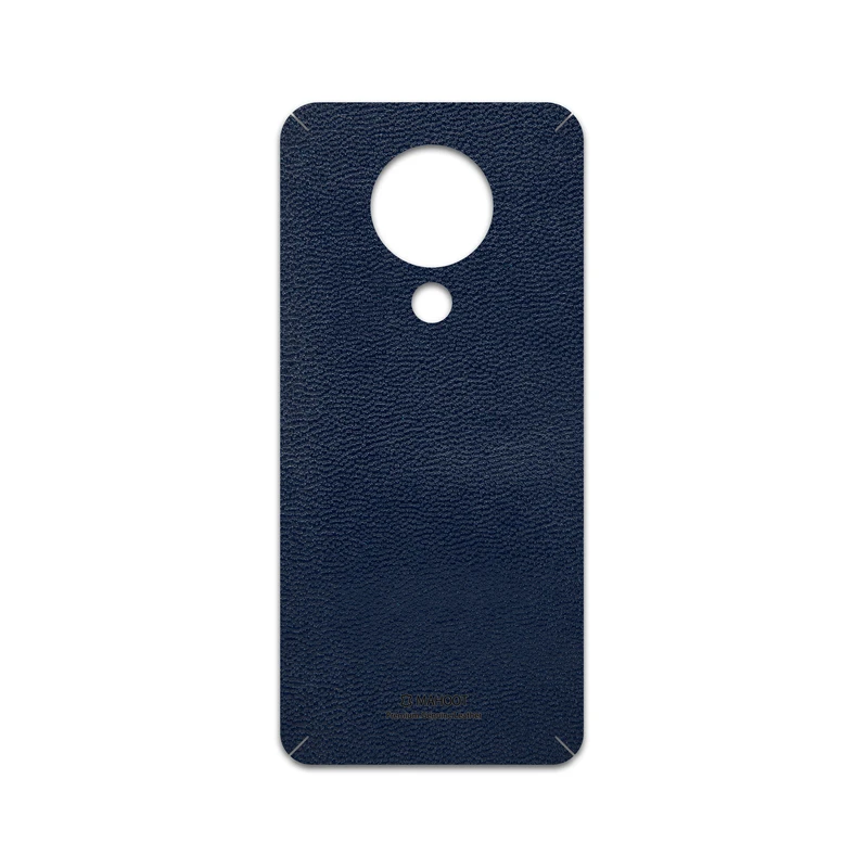 برچسب پوششی ماهوت مدل Deep-Blue-Leather مناسب برای گوشی موبایل نوکیا 5.3