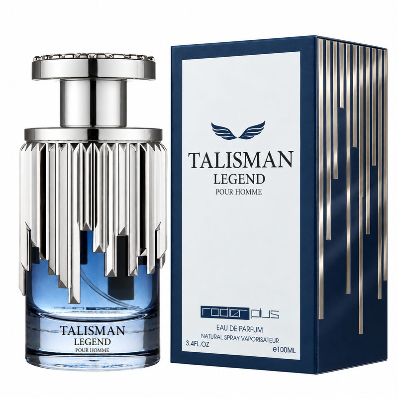 ادو پرفیوم مردانه رودیر پلاس مدل Talisman Legend با رایحه تند و خنک حجم 100 میلی لیتر