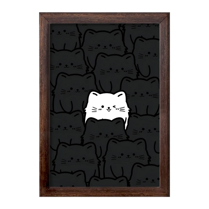 تابلو خندالو طرح گربه (Cat) کد F1393