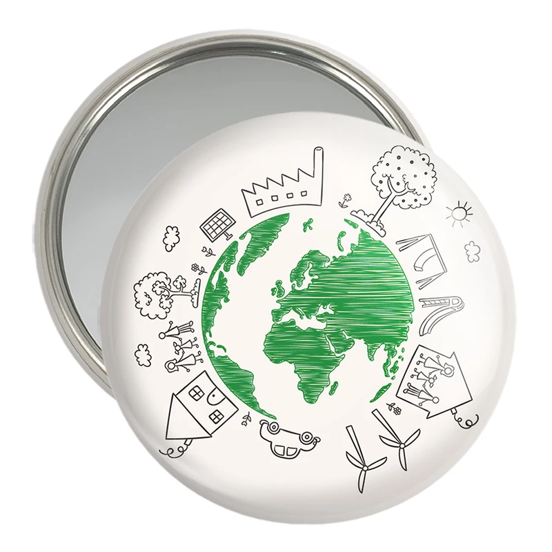 آینه جیبی خندالو مدل حمایت از محیط زیست کد 25887