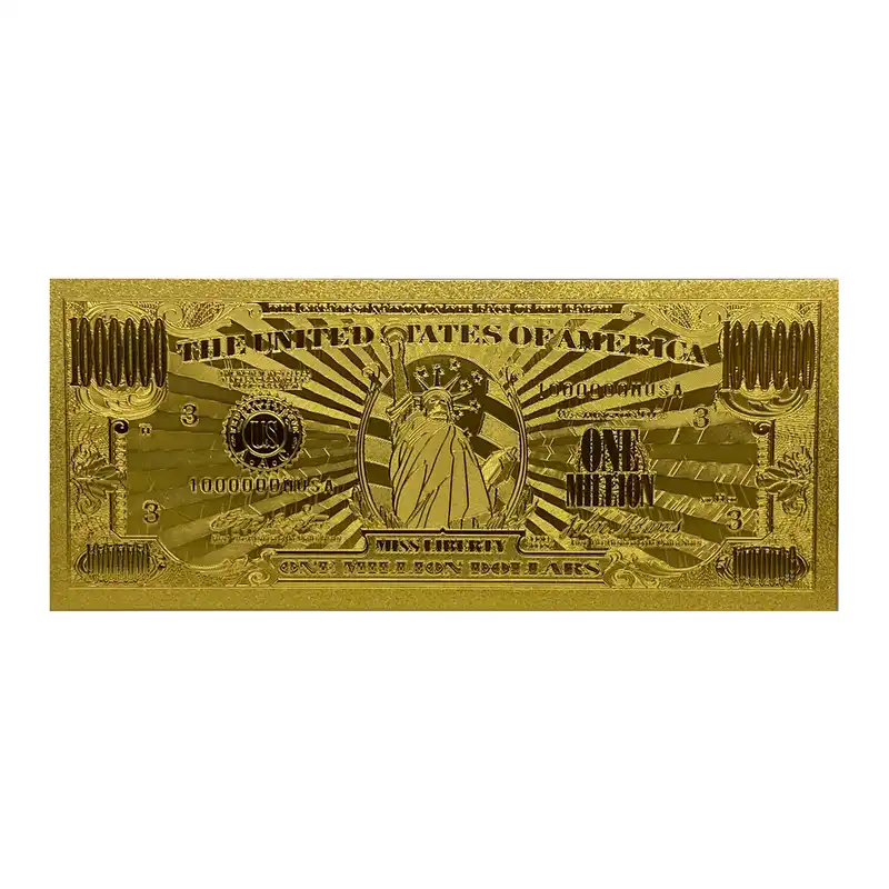 اسکناس تزیینی طرح یک میلیون دلار