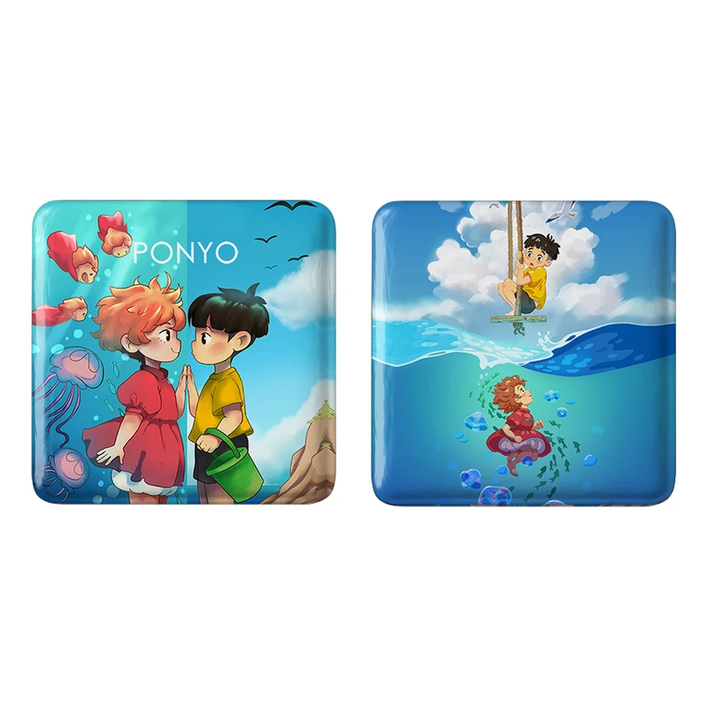 مگنت خندالو طرح انیمه پونیو و سوسوکه Ponyo کد 48954889 مجموعه 2 عددی