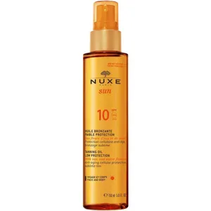 روغن آفتاب برنزه کننده نوکس مدل Sun با SPF10 حجم 150 میلی لیتر