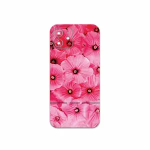MAHOOT Pink-Flower Cover Sticker for Apple iPhone 12