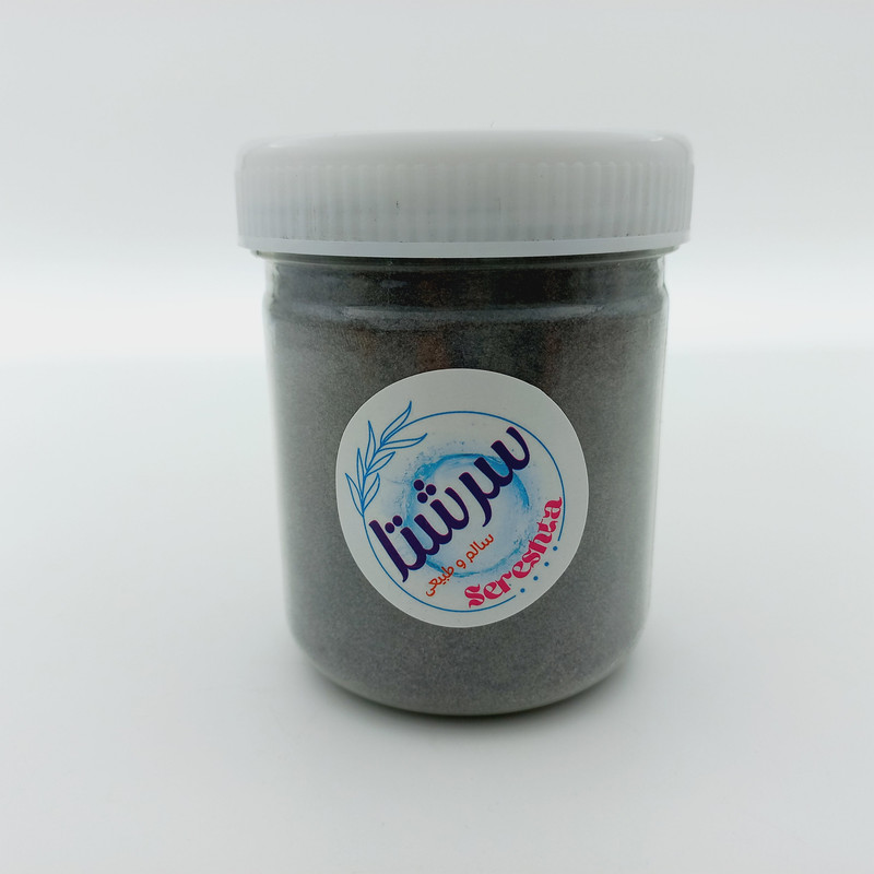 پودر سفید کننده دندان سرشتا مدل زغالی وزن 330 گرم