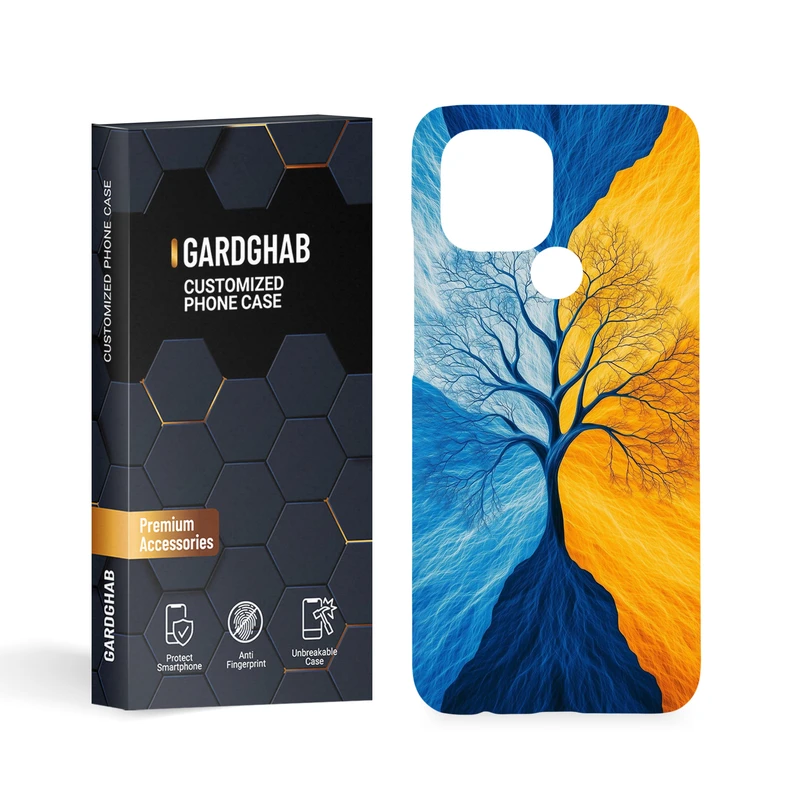 کاور گارد قاب مدل هنری مناسب برای گوشی موبایل شیائومی Redmi A1 Plus / A2 Plus / Poco C50 / Poco C51